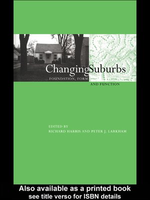cover image of Changing Suburbs